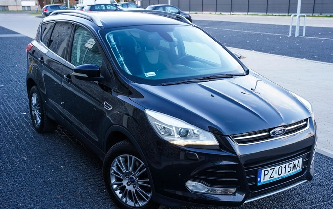 Ford Kuga cena 50000 przebieg: 143122, rok produkcji 2014 z Poznań małe 232